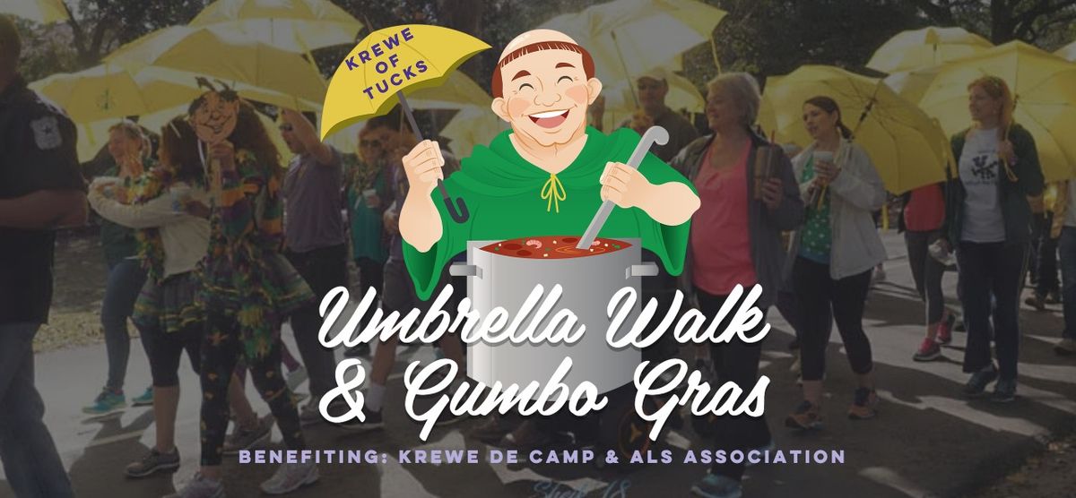 Umbrella Walk & Gumbo Gras 