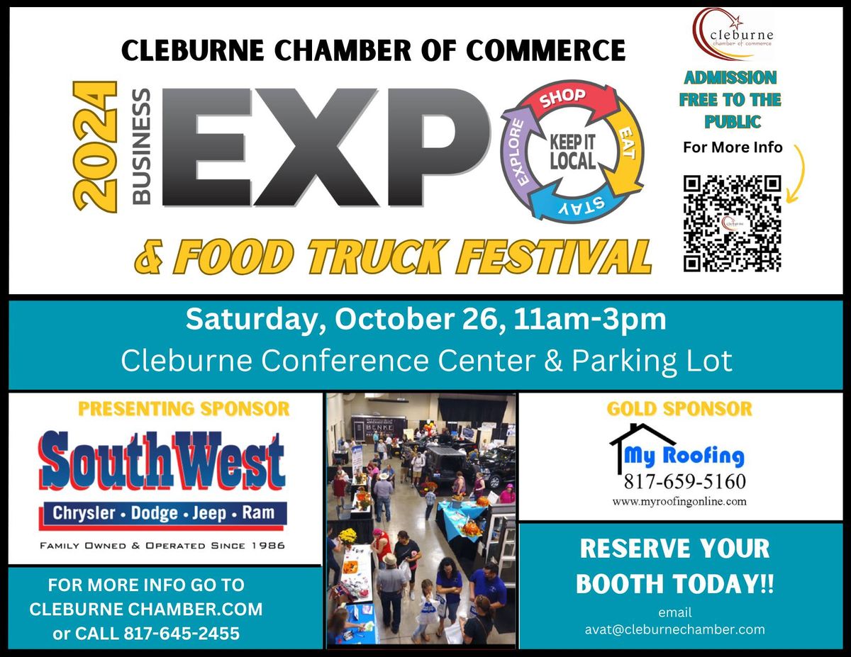 Cleburne Chamber Business Expo & Food Truck Festival