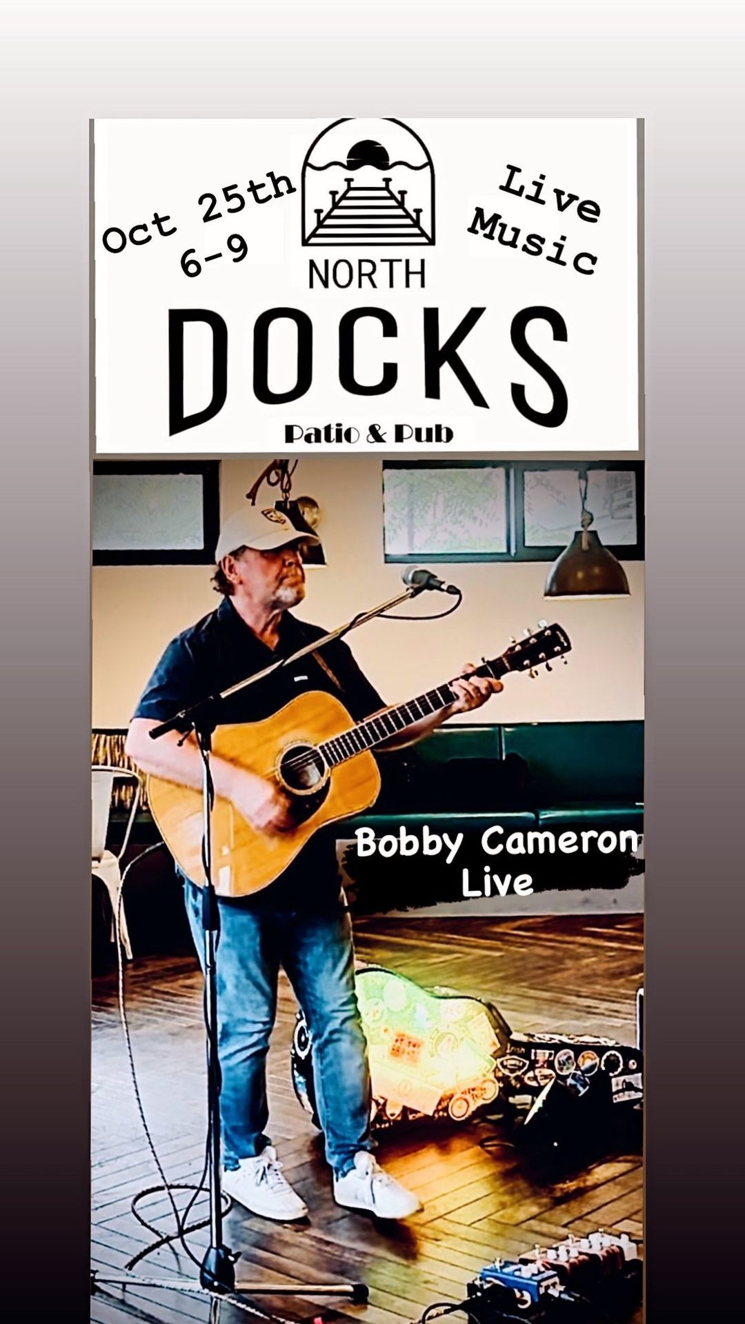 Bobby Cameron at North Docks Pub & Patio, Wellington