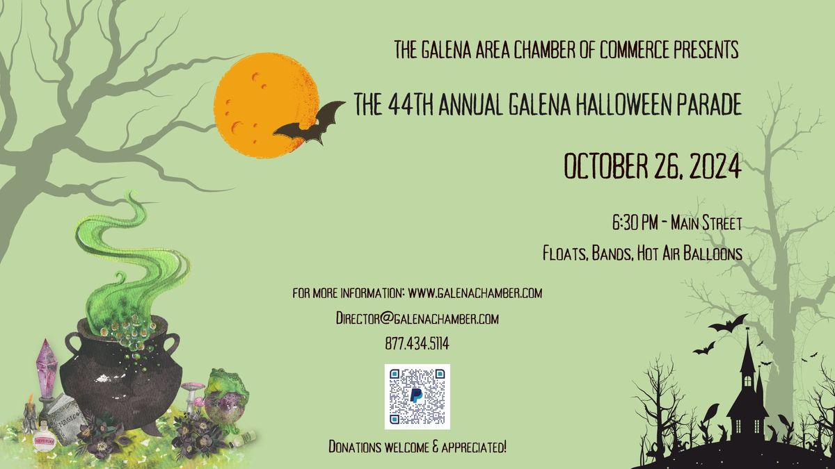 The 44th Annual Galena Halloween Parade