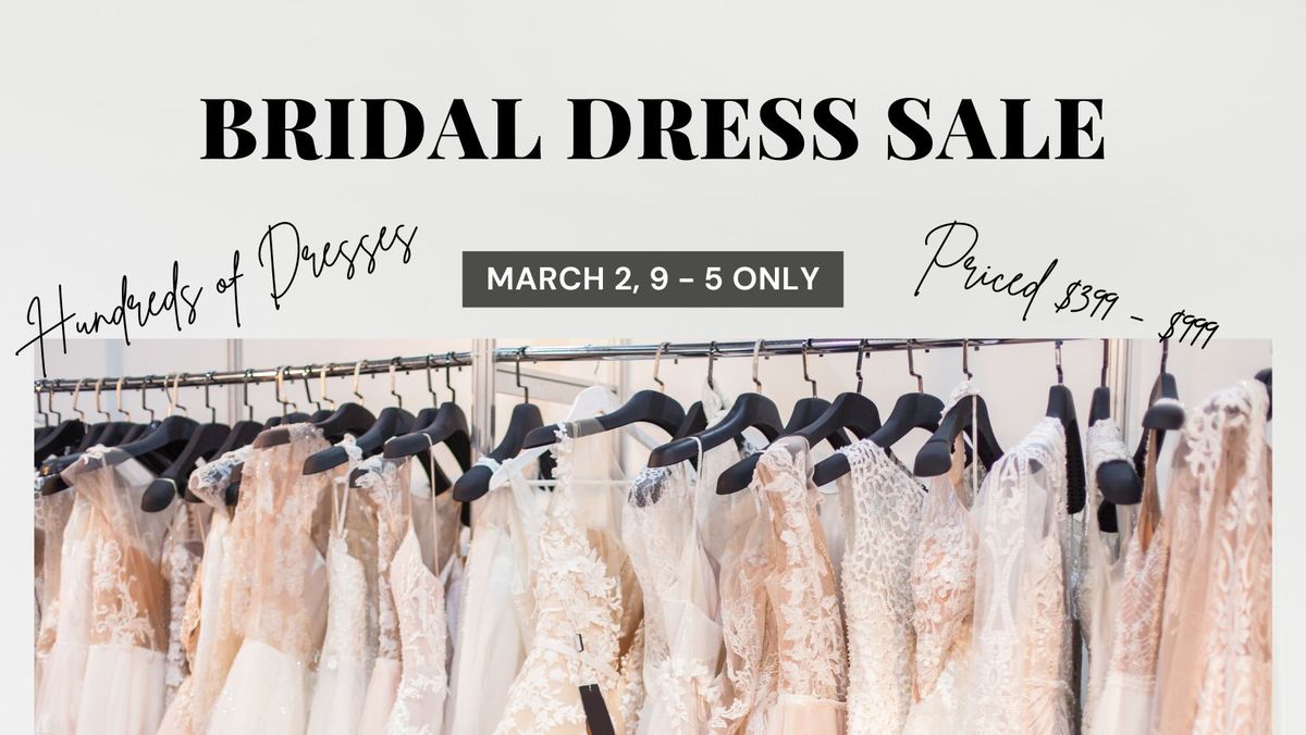 $399 Bridal Sale Event