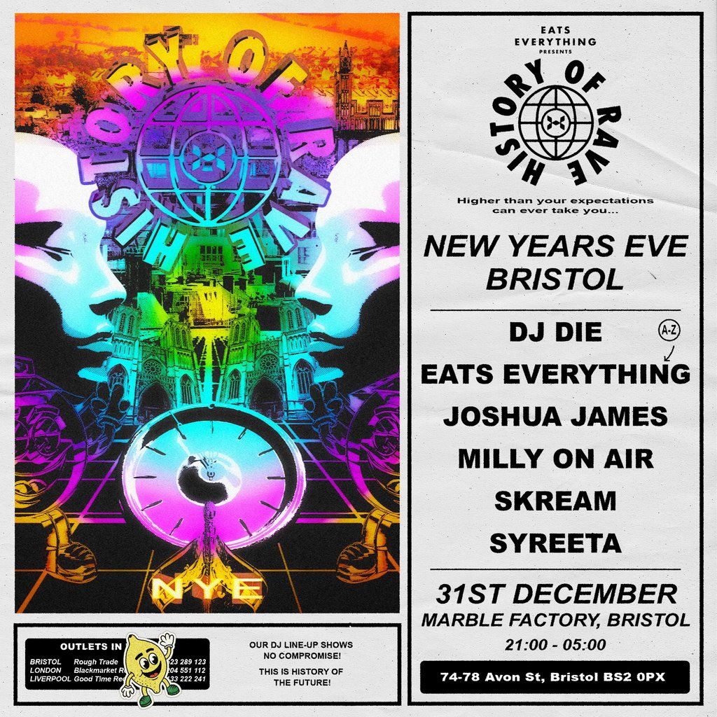 History of Rave NYE: Eats Everything, Skream, SYREETA & More