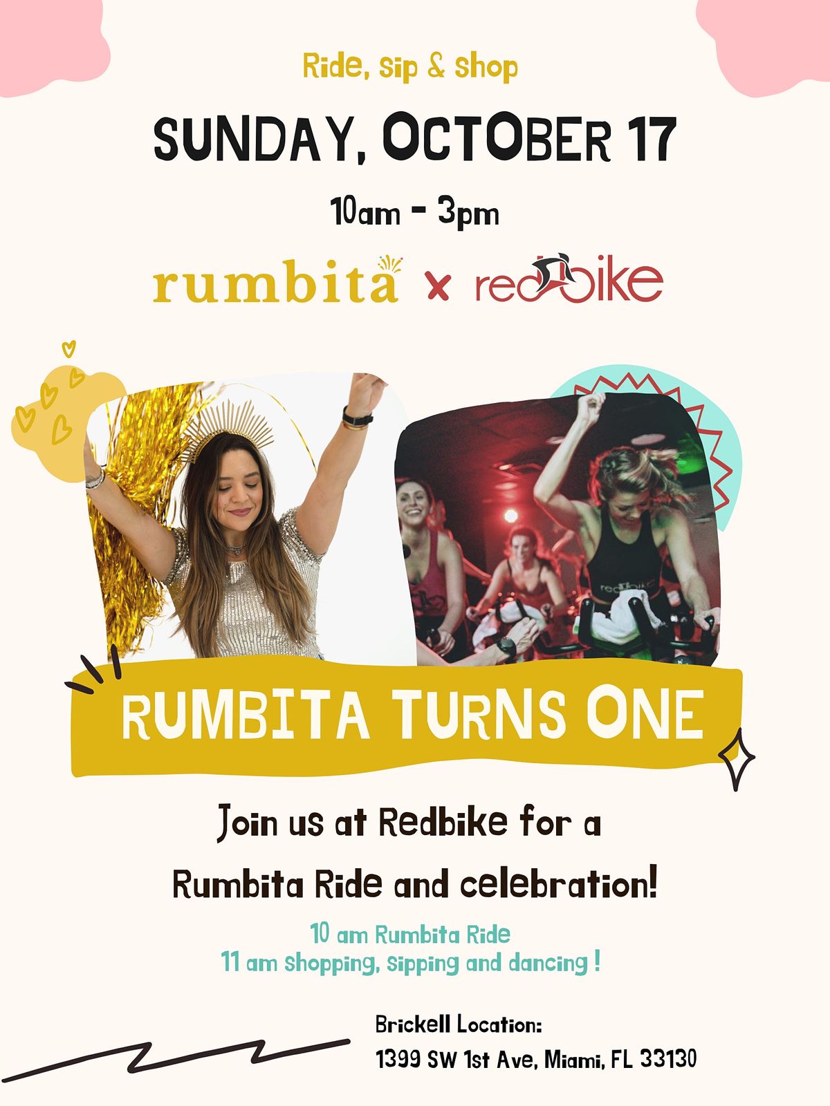 Ride, Sip & Shop - Rumbita turns 1!
