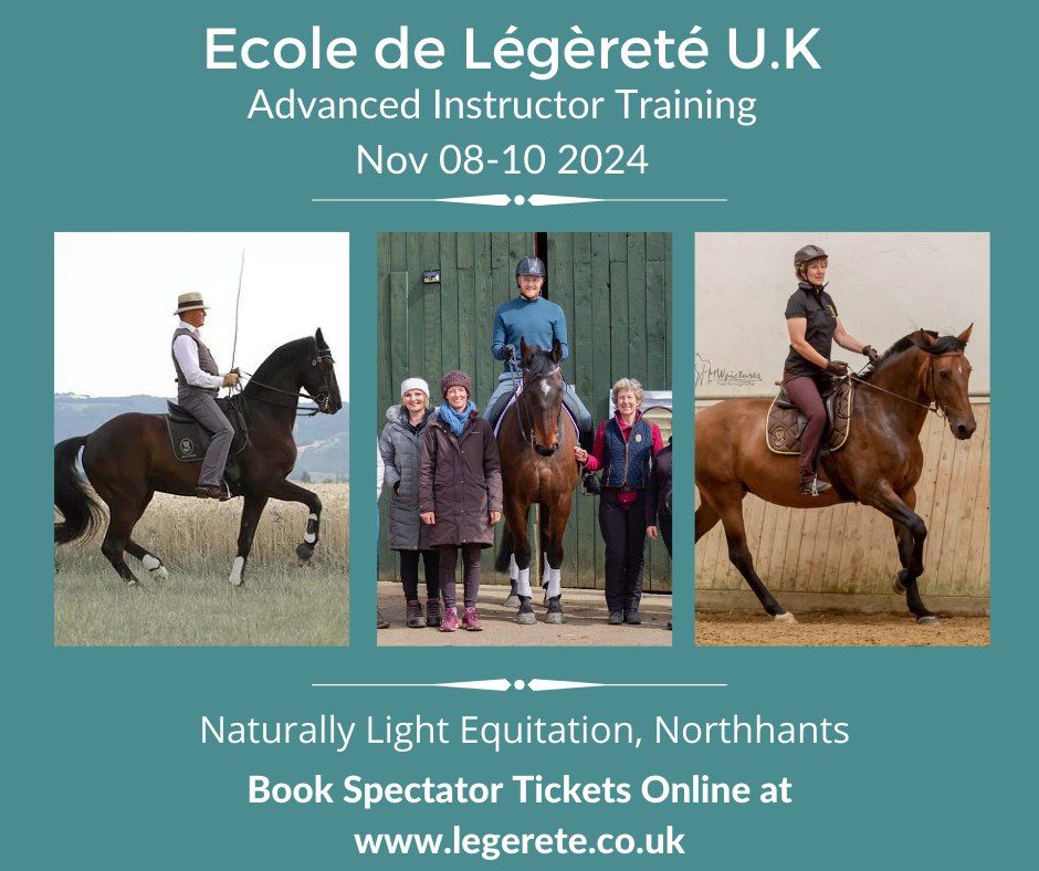 Legerete Advanced Instructor Training Nov 2024