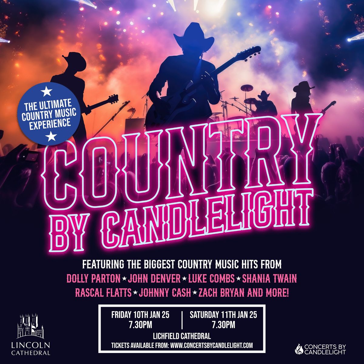 Country By Candlelight at Lichfield Cathedral 