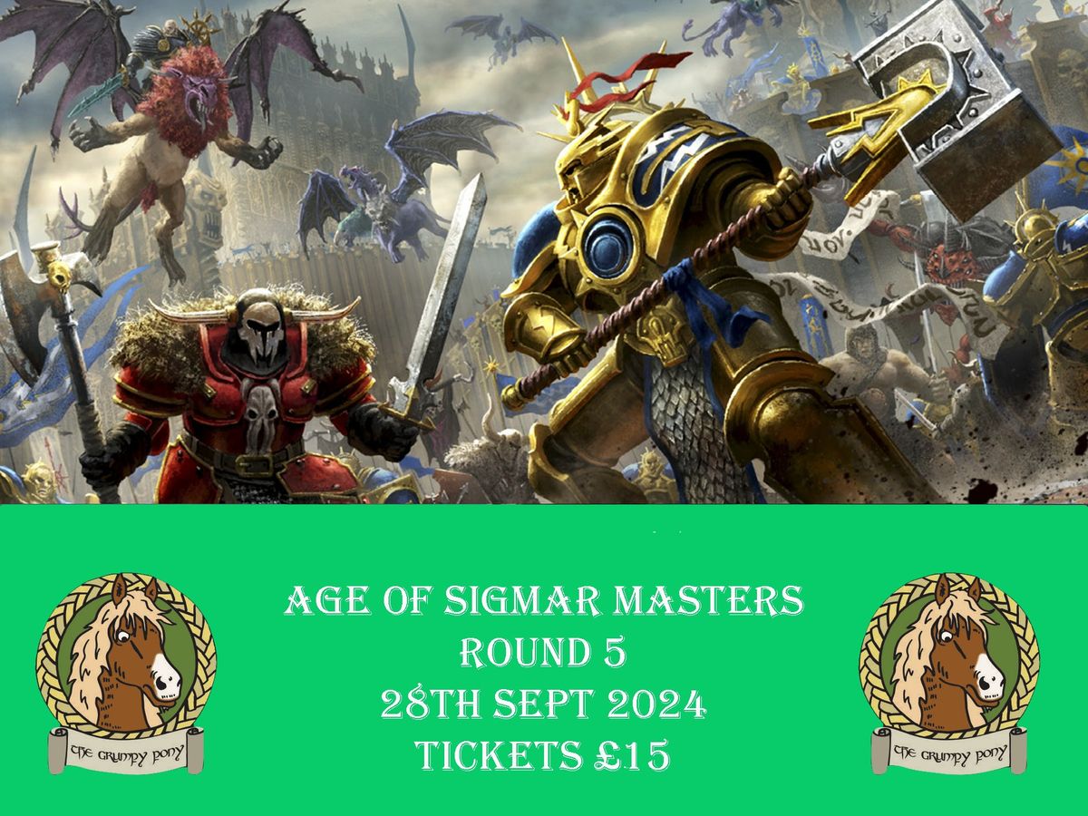 Age Of Sigmar Masters 