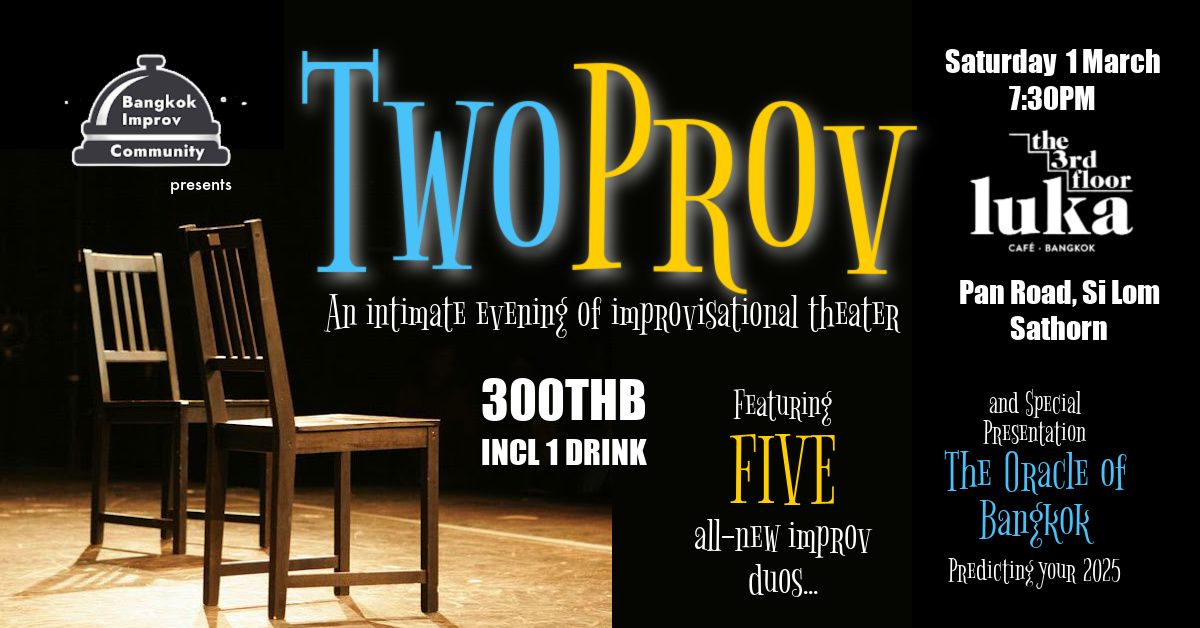 TWOPROV: A Night of Improvisational Theater Duos