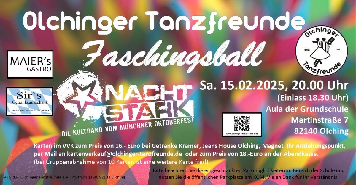 OTF Faschingsball mit Nachtstark- die Kultband vom M\u00fcnchner Oktoberfest 