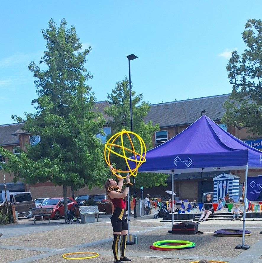 Hula Hoop Performance and Workshop - Storm in a Teacup Circus 