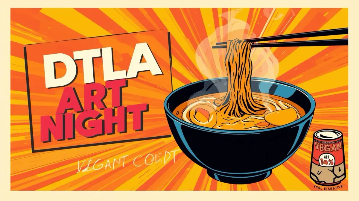 Vegans Goto DTLA Art Walk + Vegan Ramen