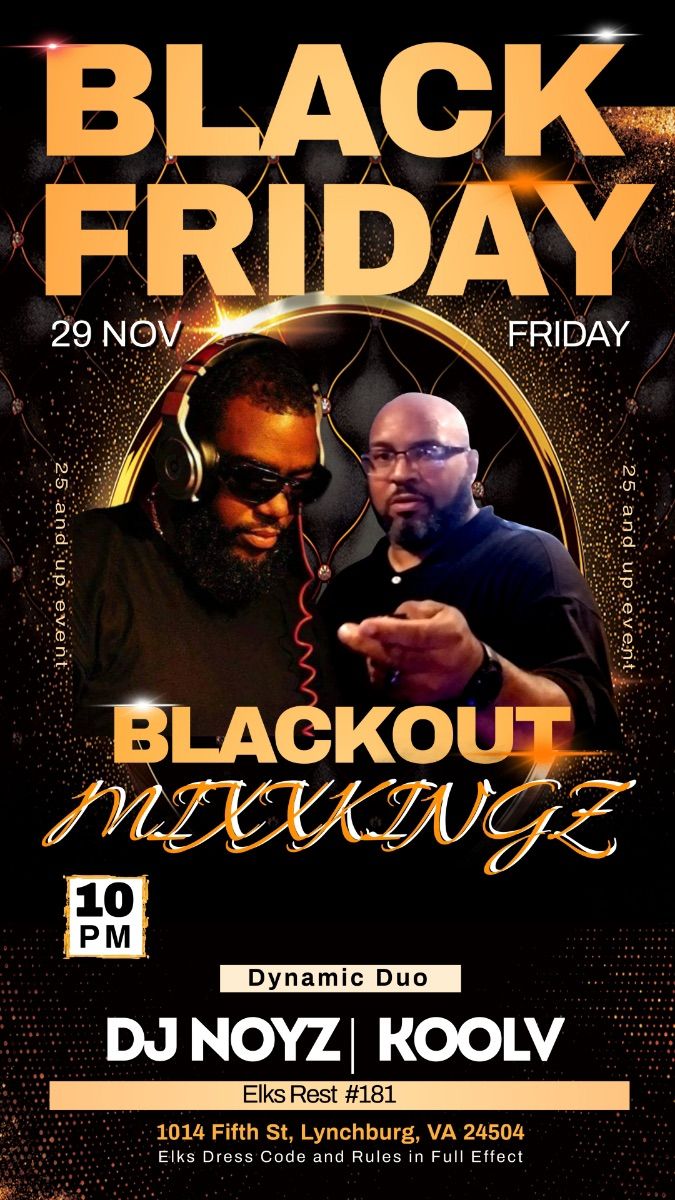 Black Friday Blackout Party