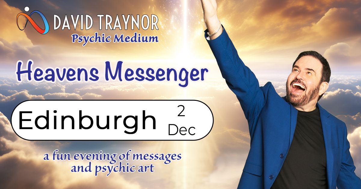 A fun evening of mediumship & psychic art in Edinburgh, Scotland with David Traynor.