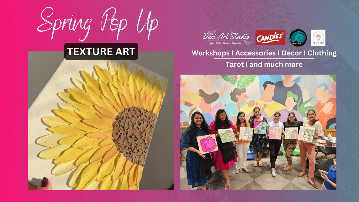 Candies Spring Pop Up - Texture Art Workshop