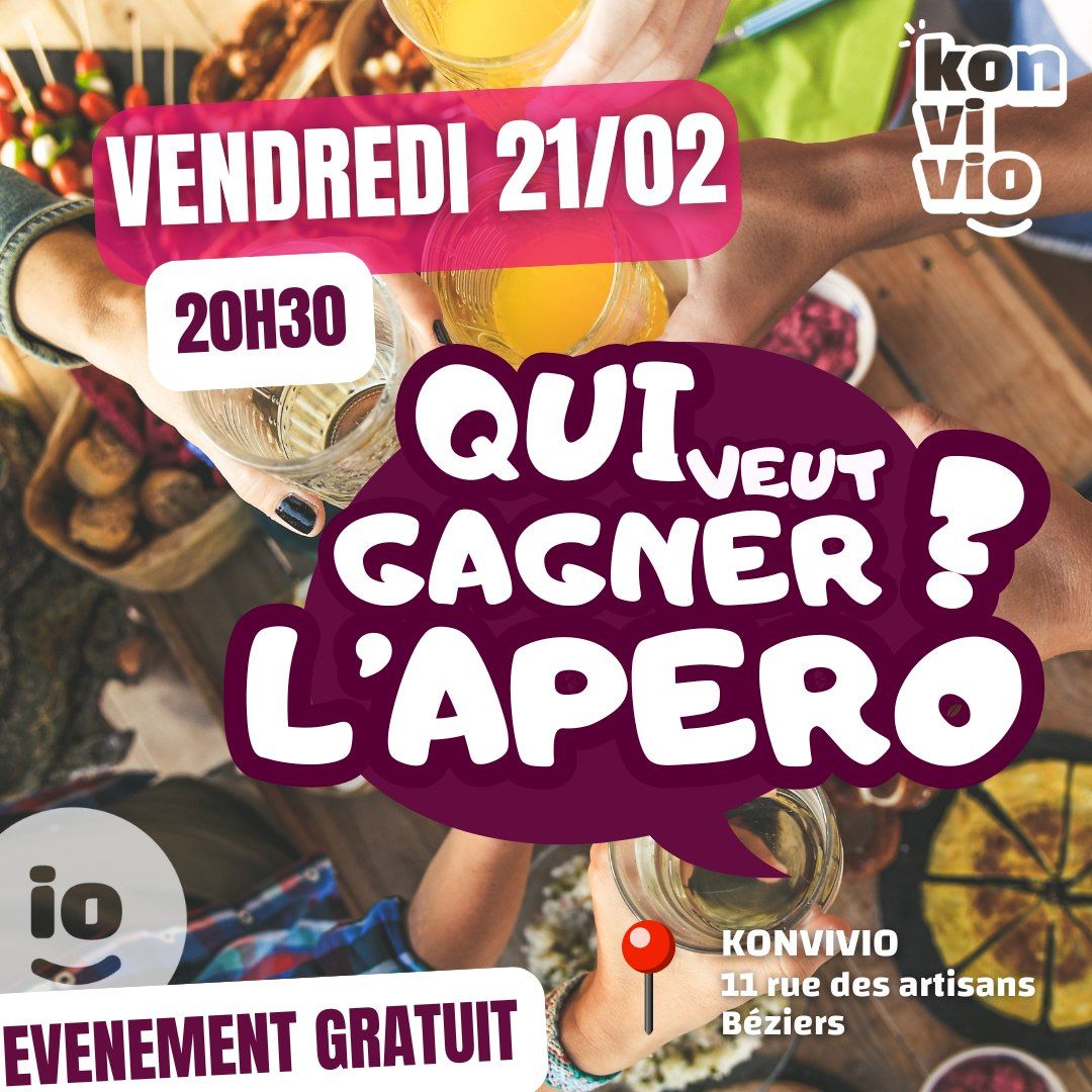 \ud83c\udfc5\ud83c\udf7b Qui veut gagner l\u2019ap\u00e9ro ?  \ud83c\udf7b