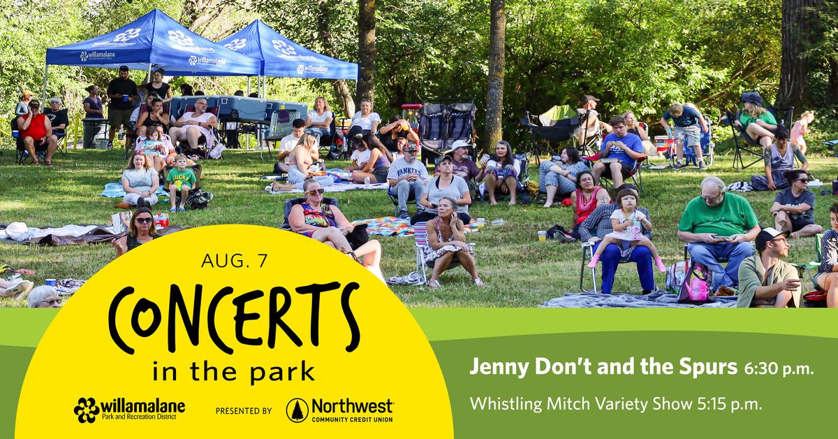 Concerts in the Park: Jenny Don't and the Spurs