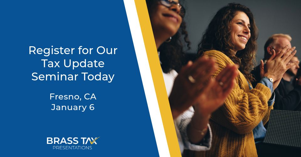 Tax Updame Seminar - Fresno