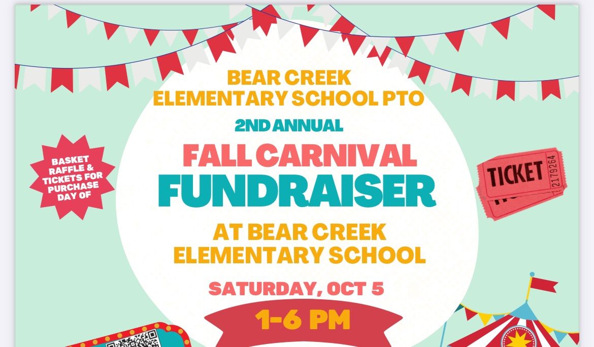 Bear Creek PTO 2nd Annual Fall Carnival Fundraiser