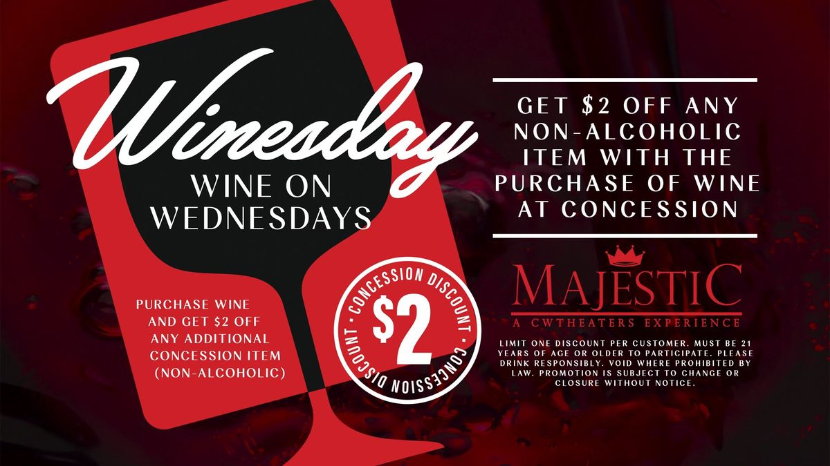Winesday at The Majestic 11, Vero Beach