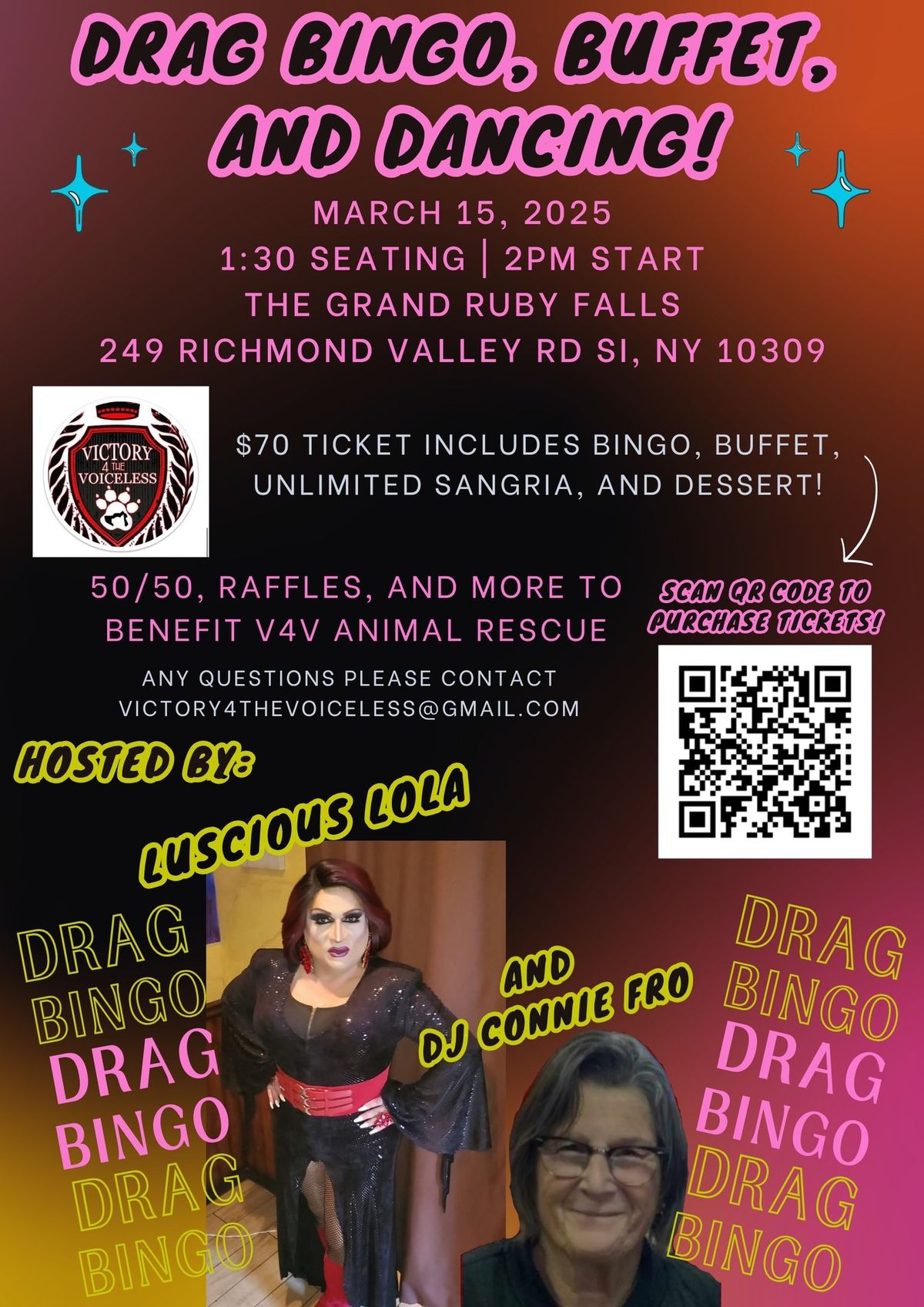 Drag BINGO Fundraising Event!