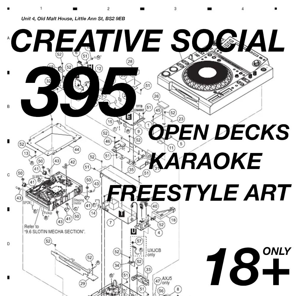 CREATIVE SOCIALS for introverts; open dex, karaoke, art session