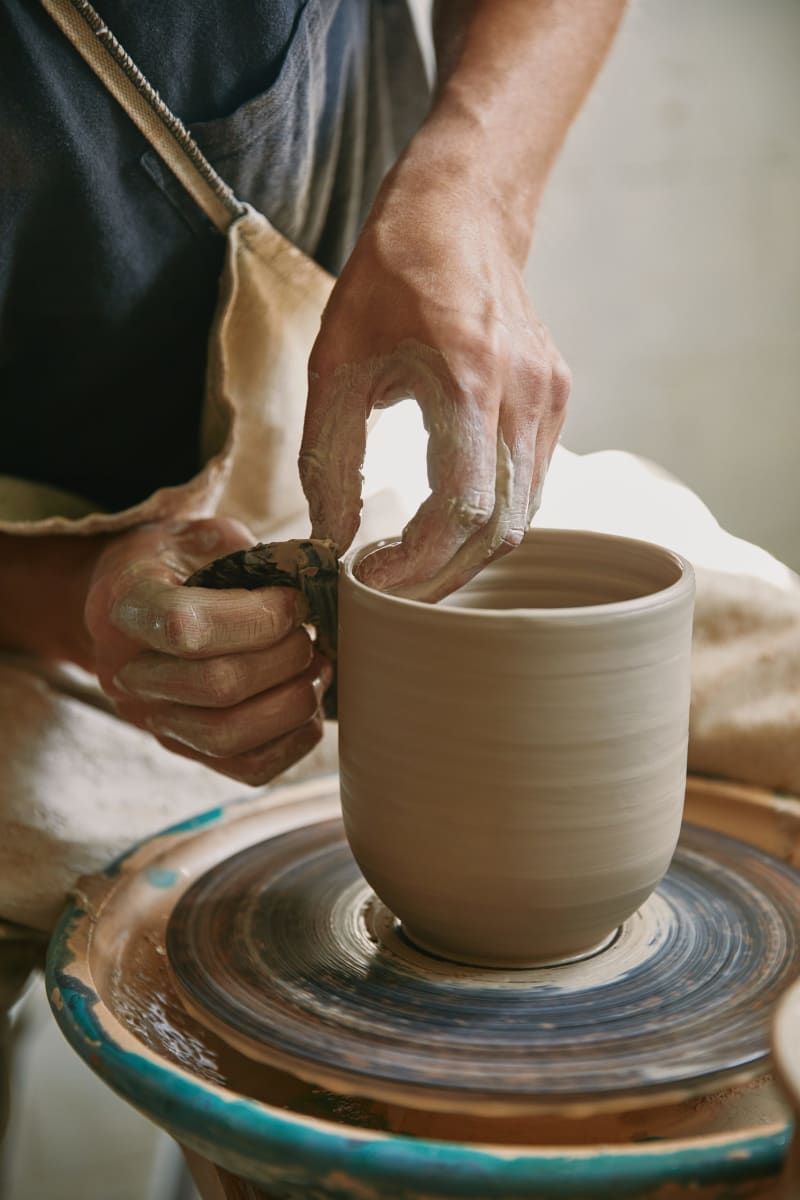 October 4-week Pottery Wheel Class - Thursday