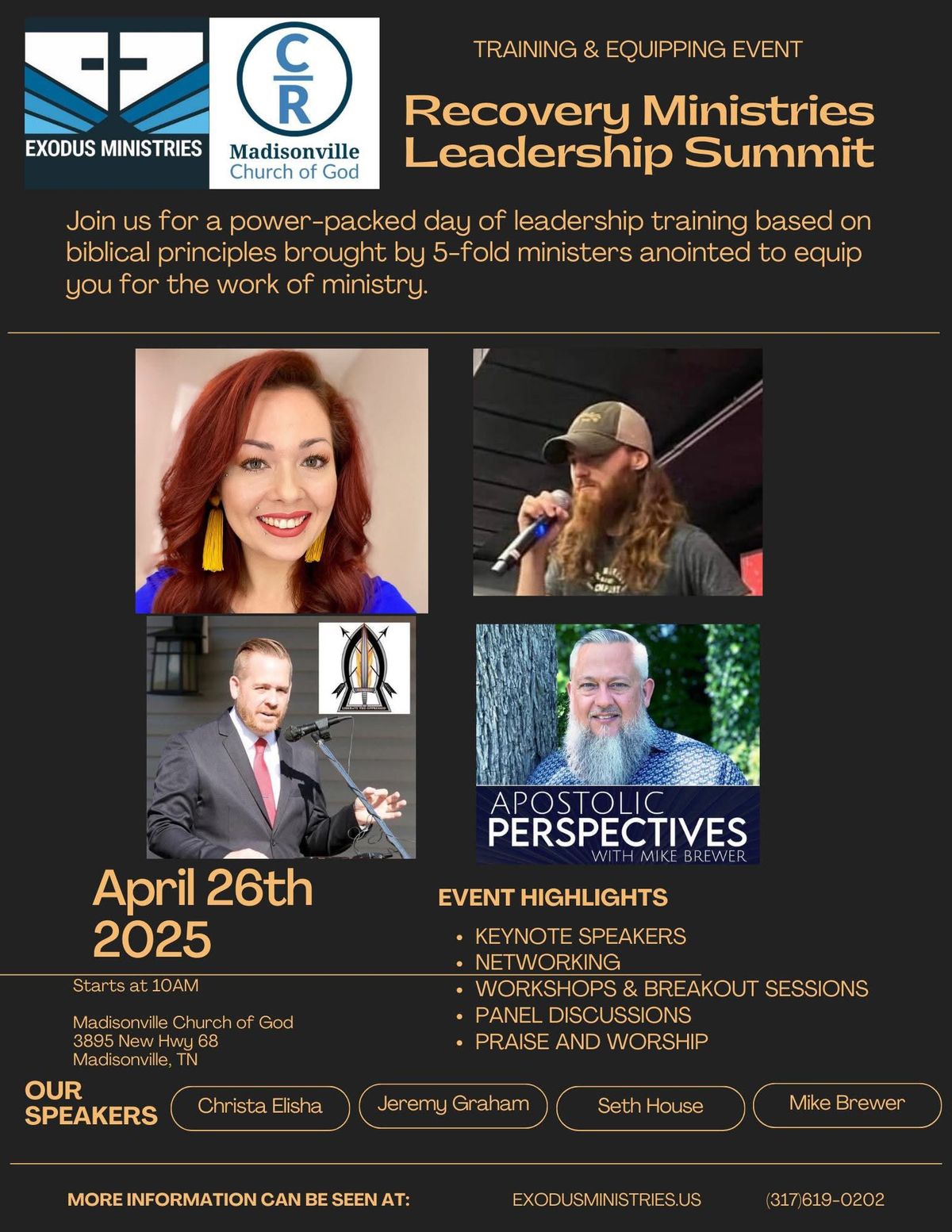 Exodus Ministries Leadership Summit