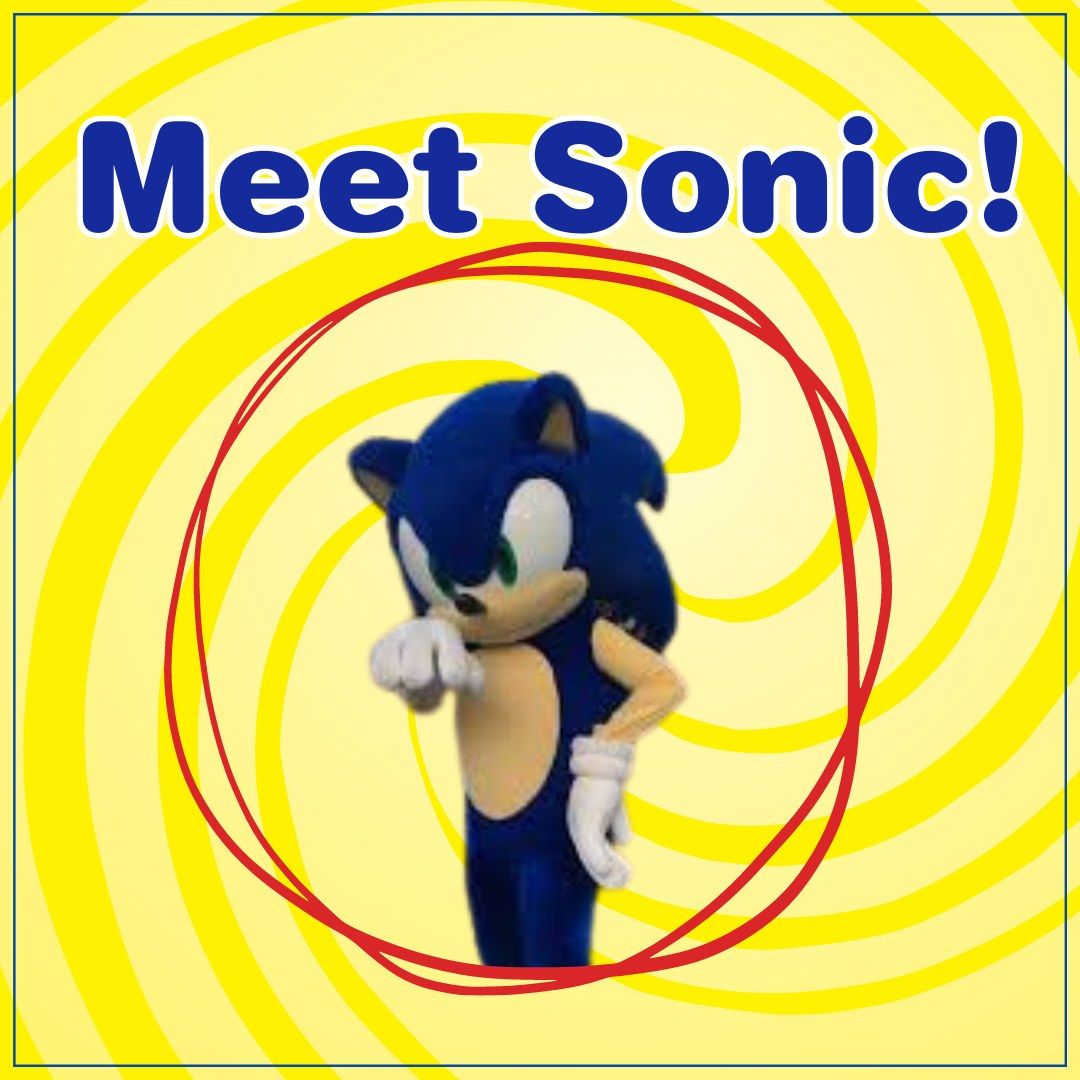 Sonic meet 'n' greet Stage Show