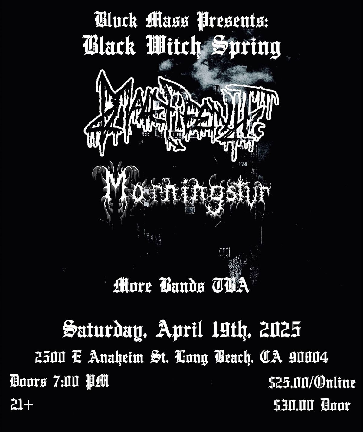 Blvck Mass Presents:  Black Witch Spring