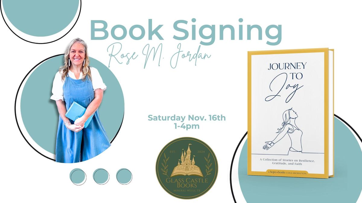 Book Signing | Rose Jordan | Glass Castle Books