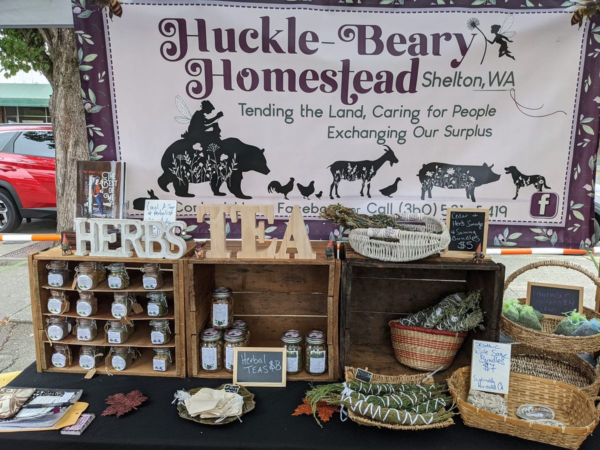 HuckleBeary Homestead at the Harstine Island Indoor Farmers Market