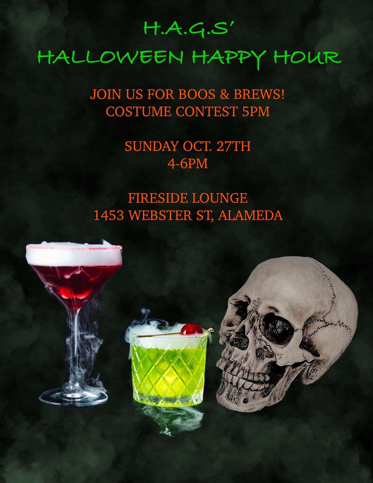 HAGS\u2019 Halloween Happy Hour