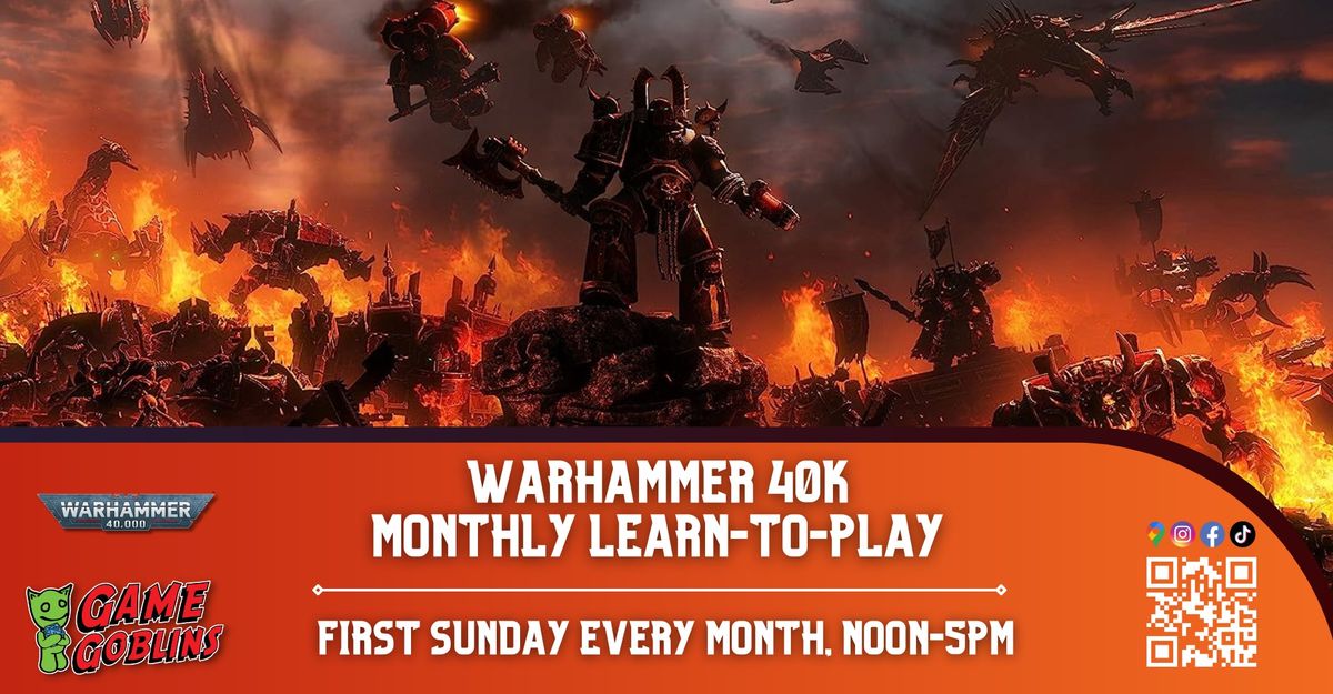 Warhammer 40,000: Learn to Play and Painting Tutorials