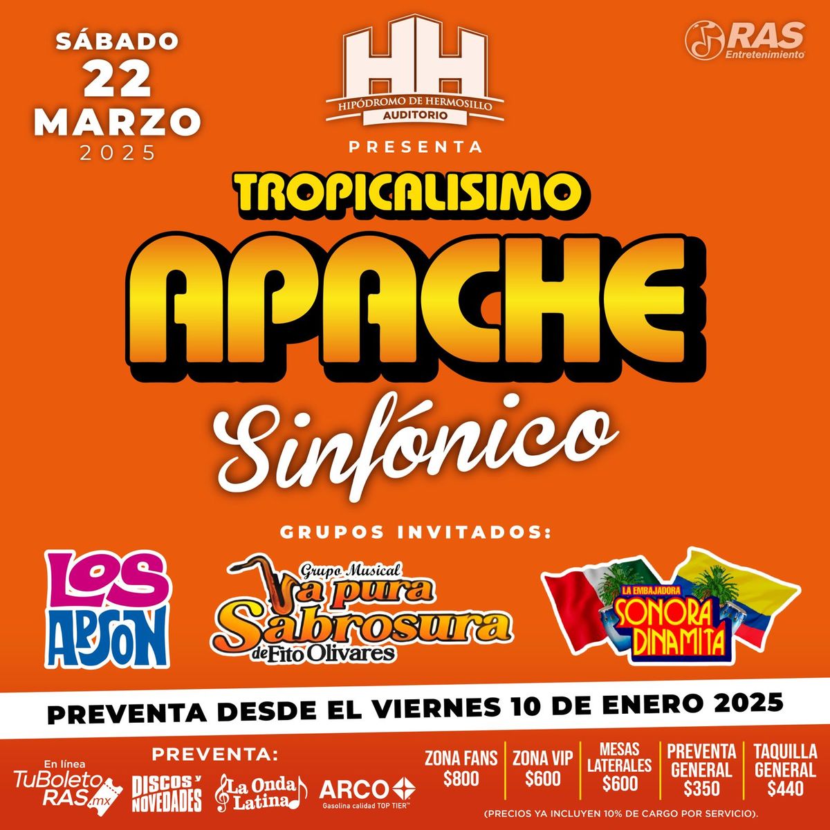 Tropicalisimo Apache, Loa Apson, La Pura Sabrosura de Fito Olivares & Sonora Dinamita