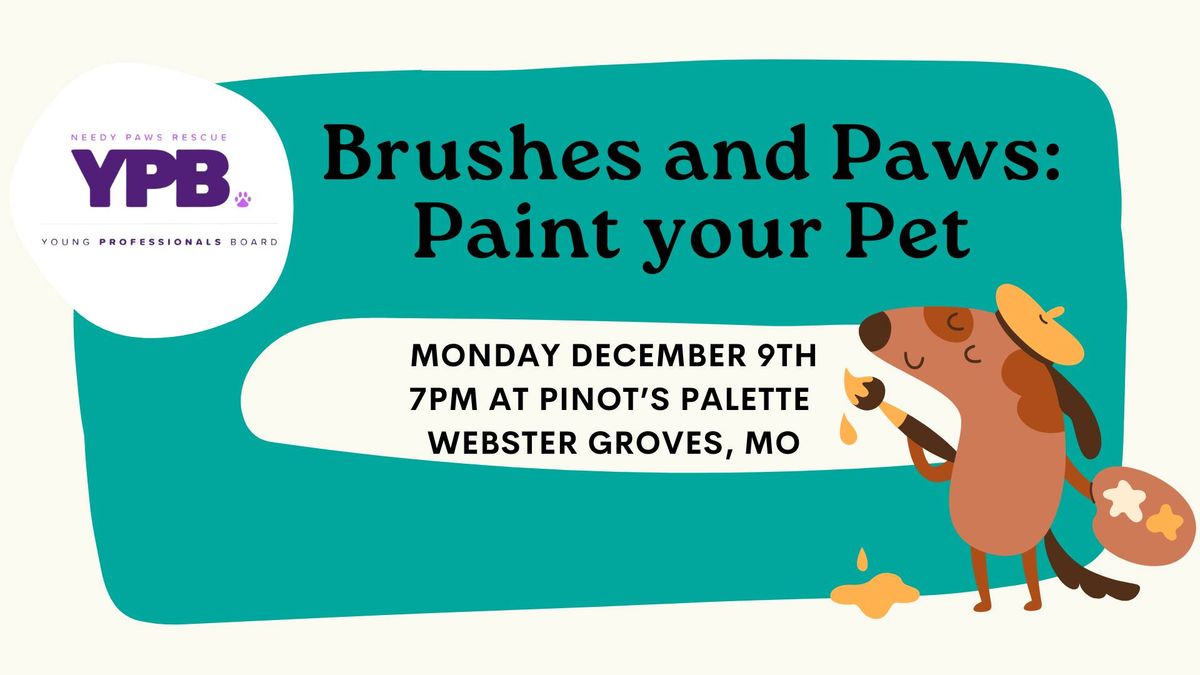 Needy Paws Brushes and Paws: Paint Your Pet