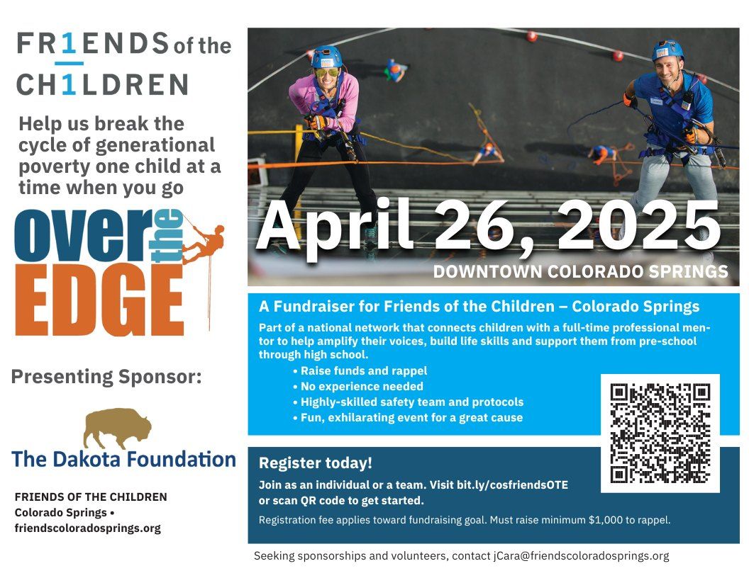 Over the Edge with Friends of the Children Colorado Springs