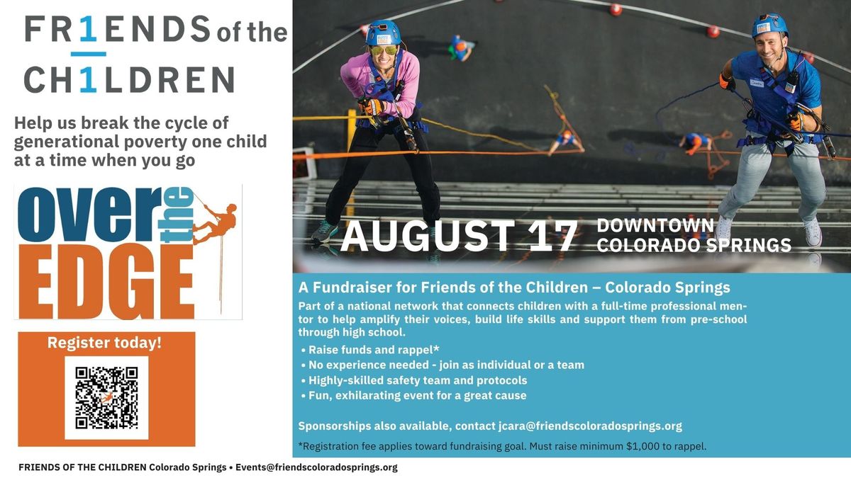 Over the Edge with Friends of the Children Colorado Springs