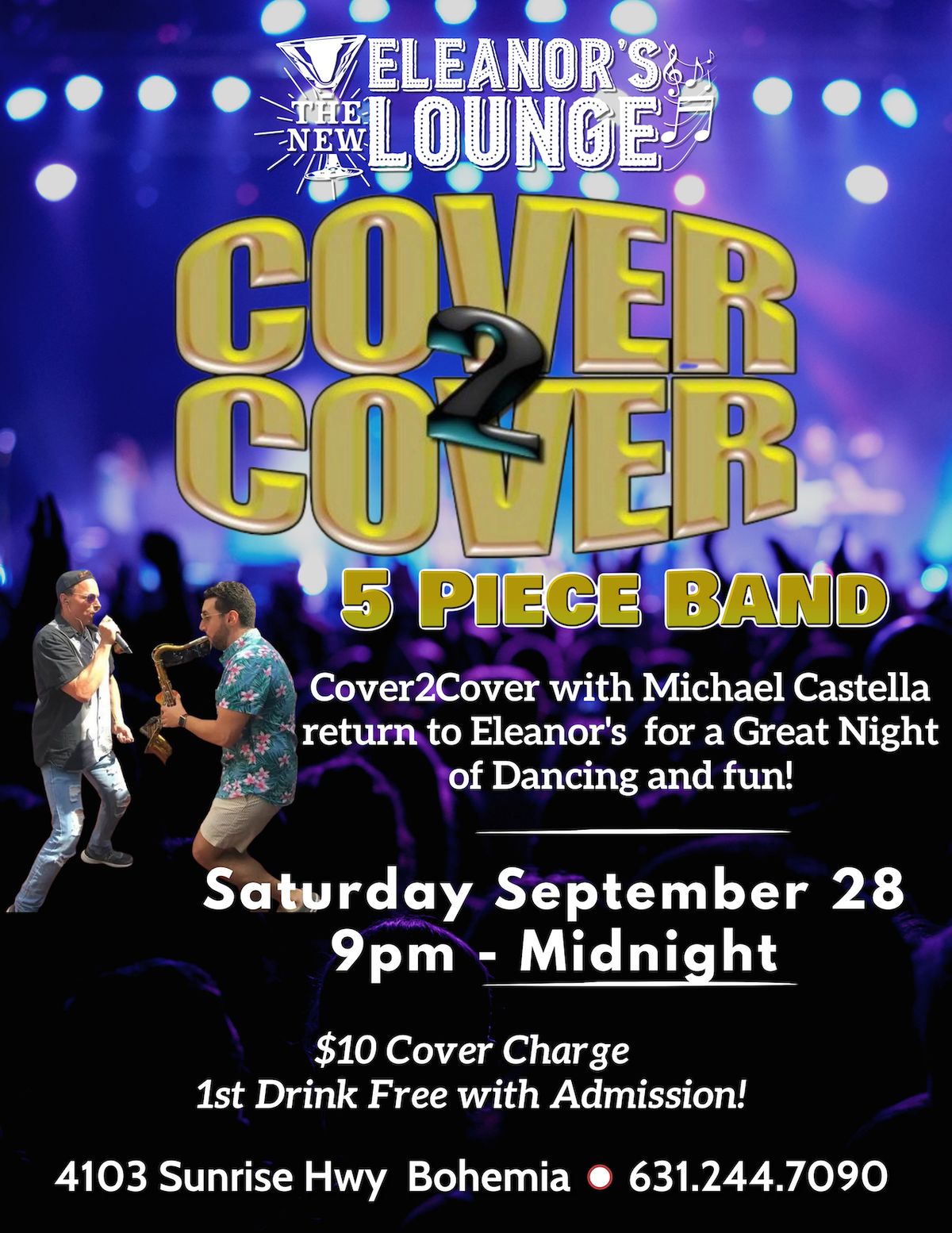 Cover2Cover - Live at Eleanor's!