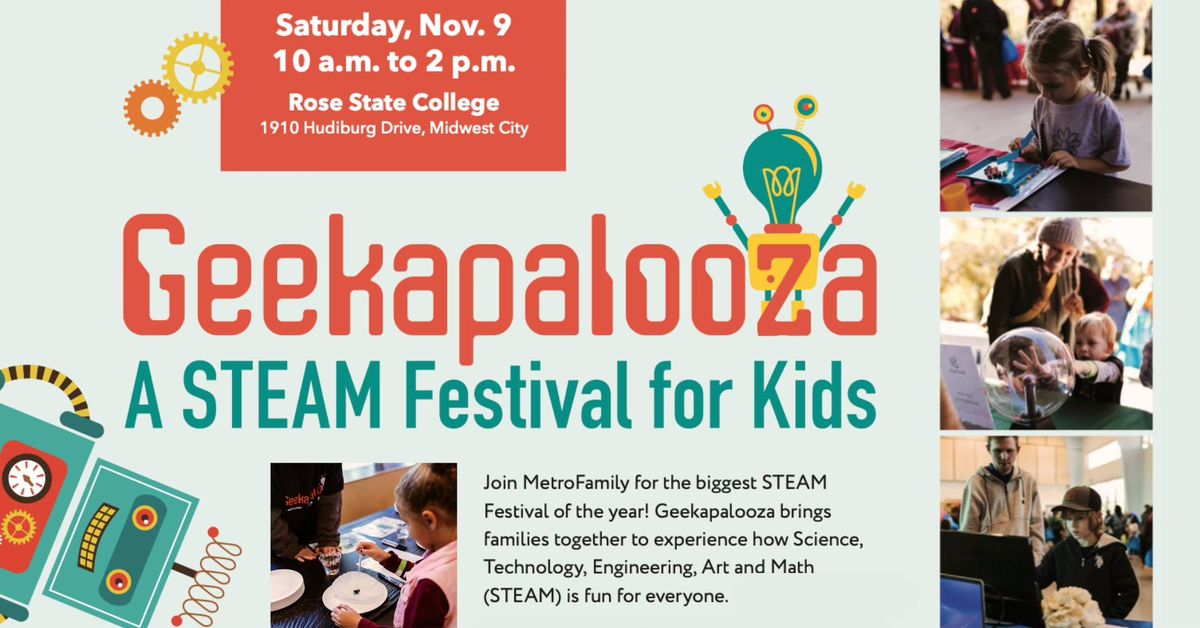 Geekapalooza: A STEAM Festival for Kids!