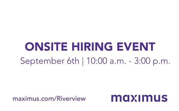Maximus Onsite Hiring Event - Tampa, FL