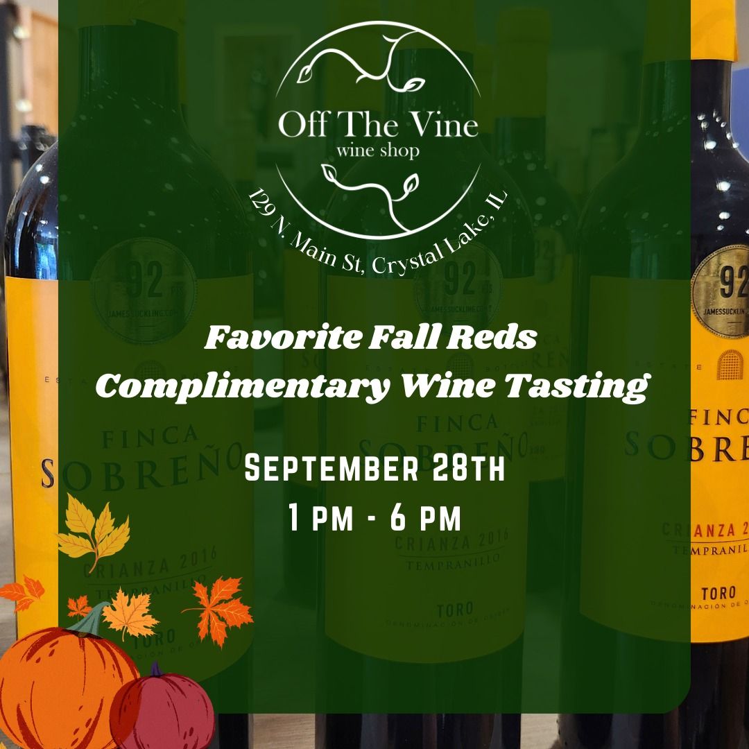 Fall Reds Wine Tasting