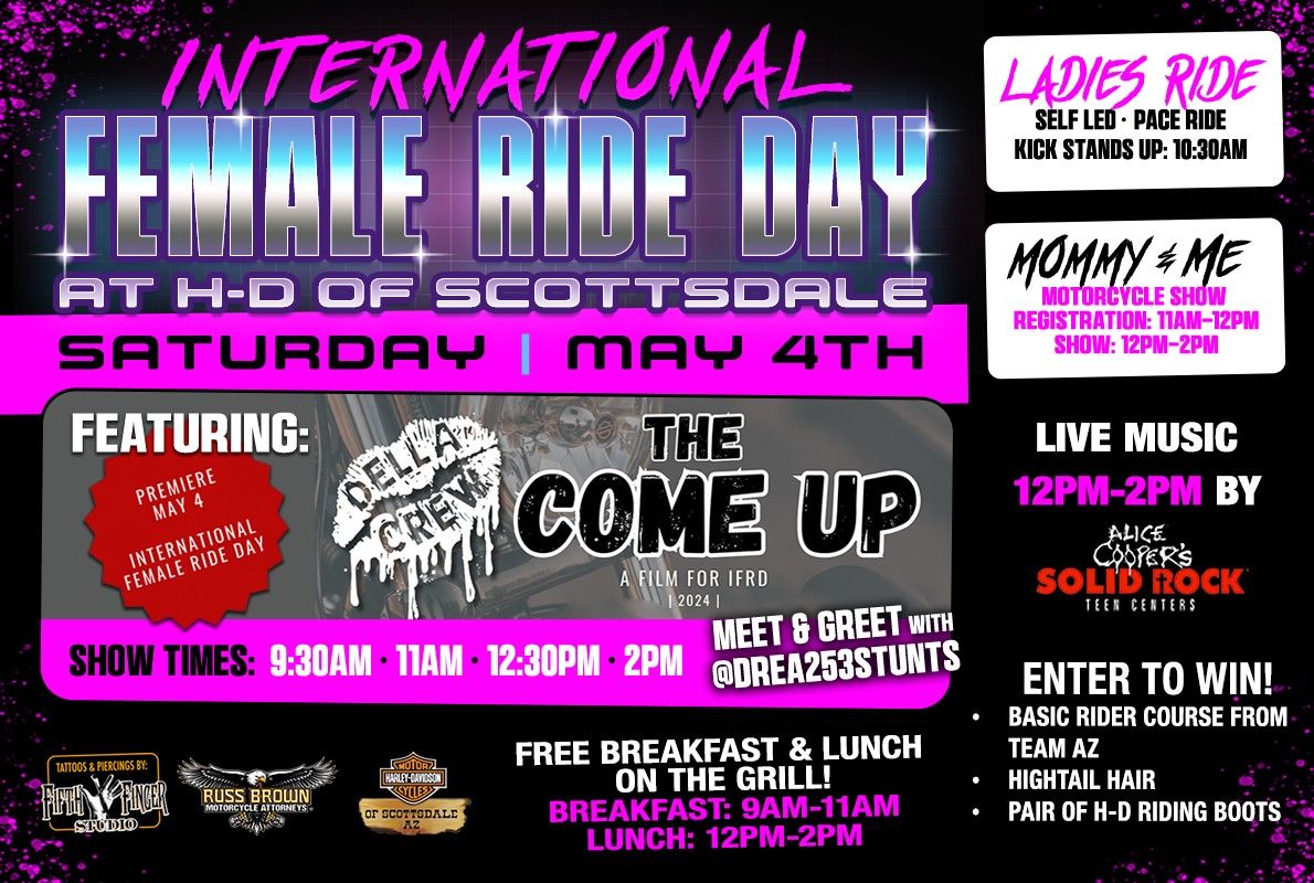 International Female Ride Day | SATURDAY | MAY 4TH