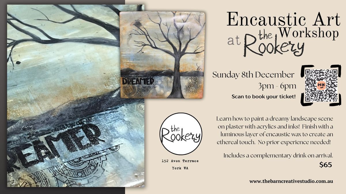 Sip N Paint- Encaustic Art Workshop at The Rookery, York