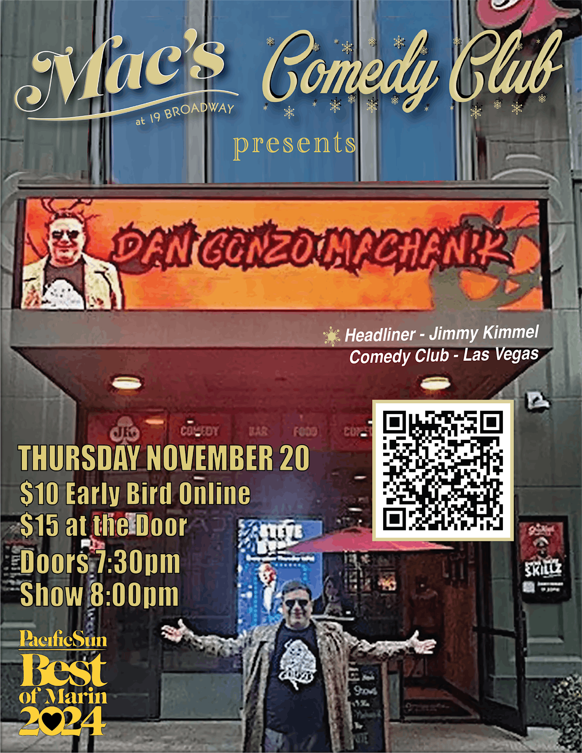 Mac's Comedy Club Presents: Dan Gonzo Machanik - Live in Fairfax