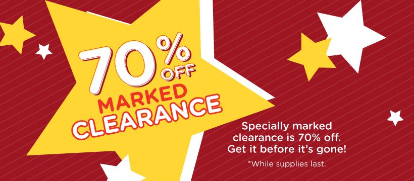 70% OFF Clearance 