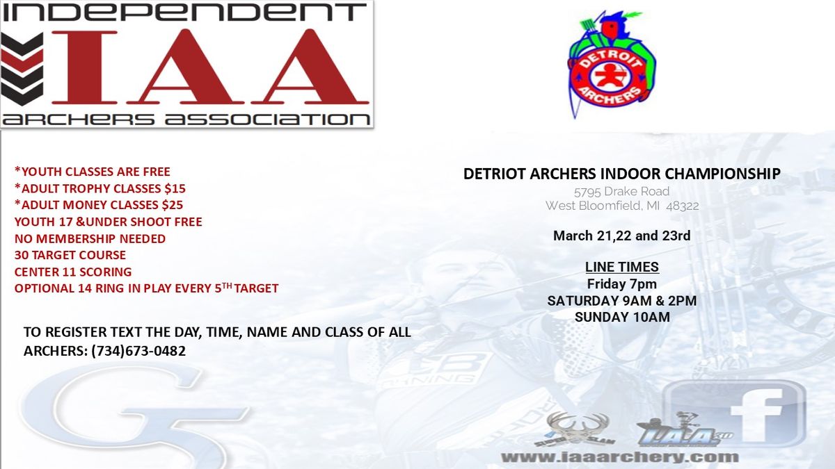 Detriot Archers IAA Indoor Championship