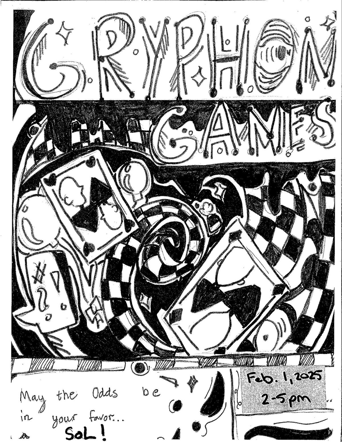 School of Logic Gryphon Games - Volunteers Needed!