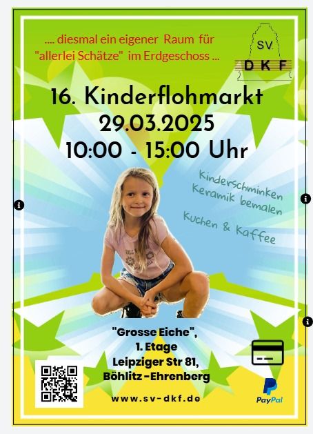 16. Kinderflohmarkt "Grosse Eiche" Erdgeschoss und 1. Etage