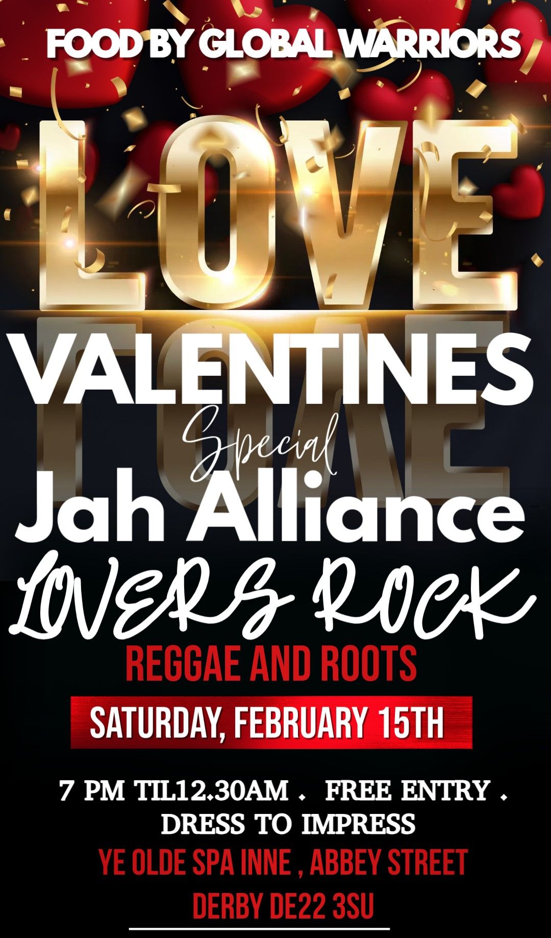 Jah Alliance Valentines Special Lovers Rock Roots & Reggae