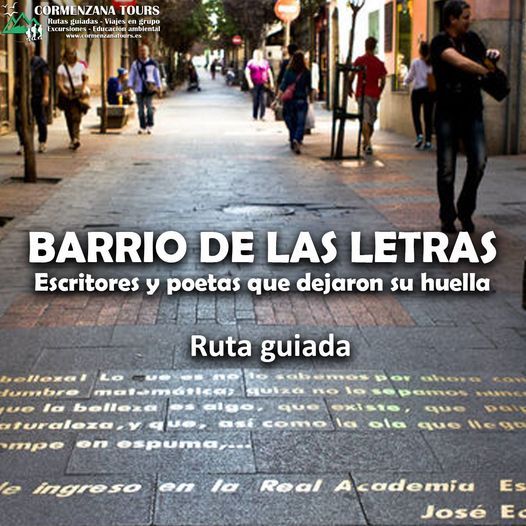 BARRIO DE LAS LETRAS Escritores y Poetas en Madrid  Ruta guiada