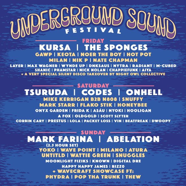 Underground Sound Festival! \ud83c\udf89